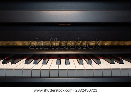 Similar – Image, Stock Photo Close up piano keys Piano