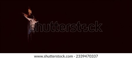Similar – Image, Stock Photo Jesus Crucified