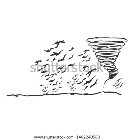 Tornado logo symbol vector illustration design - Vector