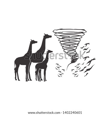 Tornado logo symbol vector illustration design - Vector