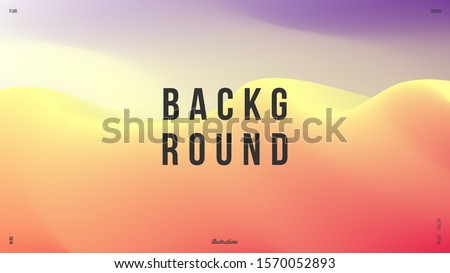 Background design. Vibrant gradient. Spanish crimson, indigo, atomic tangerine canary color. Applicable for placard, banner, flyer, presentation, cover and report. Eps10 vector.