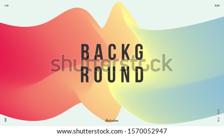 Background design. Vibrant gradient. Spanish crimson, dark sky blue, canary color. Applicable for placard, banner, flyer, presentation, cover and report. Eps10 vector.