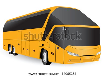 Yellow bus Neoplan