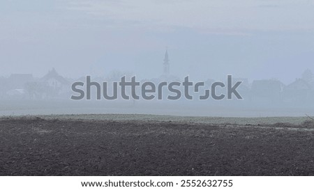 Similar – Image, Stock Photo Fog in front of alpine hut