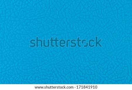 Blue plastic texture at background