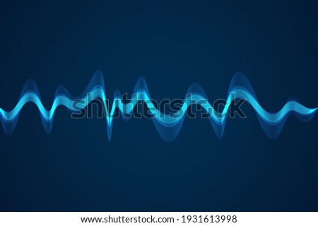 Similar – Image, Stock Photo audio software Waves Music