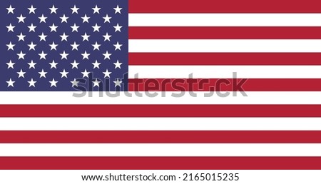 American flag. Fag of the United States