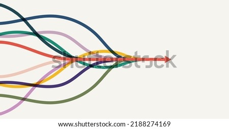 Abstract arrow direction. Technology background