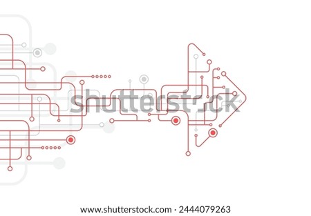 Abstract arrow direction. Technology background. High speed. Hi-tech