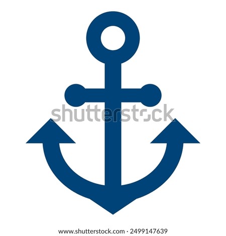 Anchors icon on white background