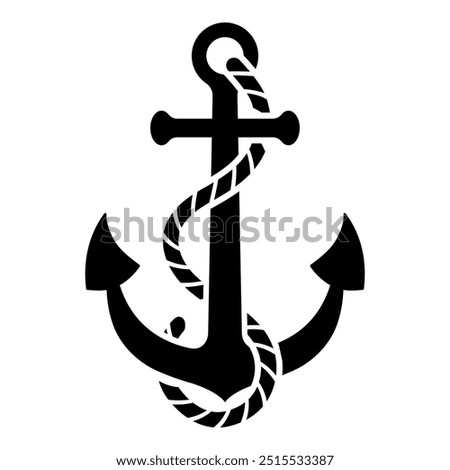 Anchors icon on white background