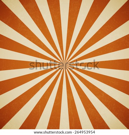 Sun rays, Old paper with stains – Vector