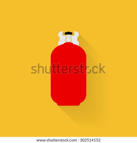 Gas Bottle Icon - Vector - 302514152 : Shutterstock