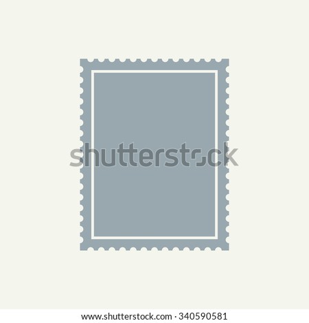 Postage stamp icon - Vector