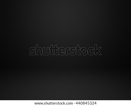 Empty Black Studio Room Background, Use As Montage For Product Display