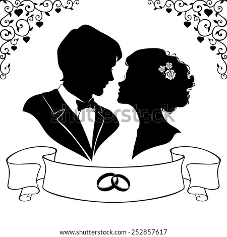 vector logo shirt t Silhouettes Vectors Download Married  Newly Free  Couple