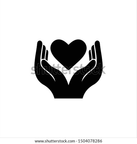 Simple illustration of hands icon for web design. flat vector illustration for logo.