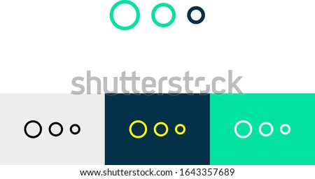 more sign line art icon vector 