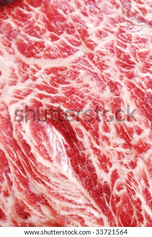 raw meat texture