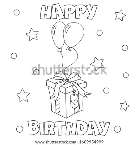 Download Happy Birthday Printable Coloring Pages At Getdrawings Free Download