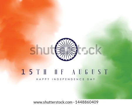 
Happy Independence day India, Vector illustration, Flyer design for 15th August.