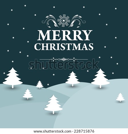 Vector Christmas Background. Card Or Invitation. - 228715876 : Shutterstock