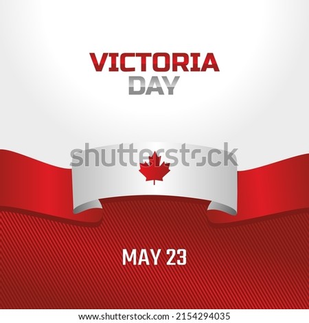 vector graphic of victoria day good for victoria day celebration. flat design. flyer design.flat illustration. ストックフォト © 