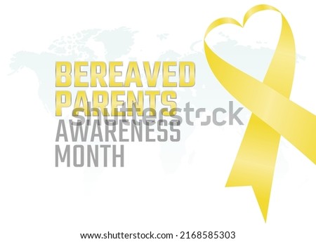 vector graphic of bereaved parents awareness month good for bereaved parents awareness month celebration. flat design. flyer design.flat illustration.
