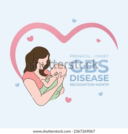 Flyers promoting Prenatal-onset GBS Disease Recognition Month or associated events can utilize prenatal-onset GBS Disease Recognition Month vector pictures. design of a flyer, a celebration.