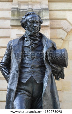 BORDEAUX, FRANCE, OCTOBER 19, 2013: Monument to the great artist Francisco Goya in Bordeaux, France
