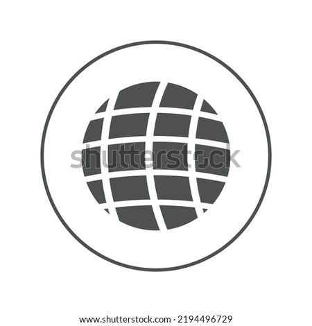 Dribbble sports basketball icon | Circle version icon |