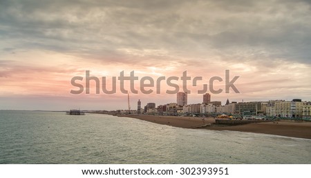 Seaside city Brighton in the south of England.