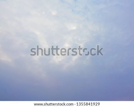 Clear Blue Sky With White Cloud Wallpaper Background