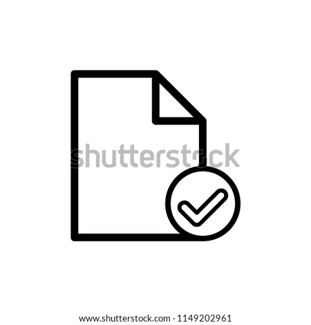 Paper document stack line icon, outline vector sign, linear pictogram style isolated on white. Symbol, logo illustration.