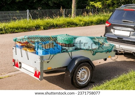 Similar – Image, Stock Photo Bulky waste on the roadside