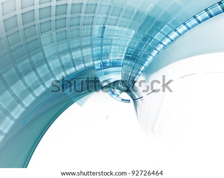 Futuristic light blue background element