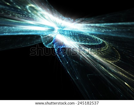 Abstract blue dynamic background