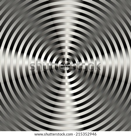 Background Pattern metallic, shiny and concentric circles