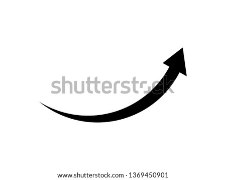 arrow icon flat black on white background, sharp corner, vector 
illustration 