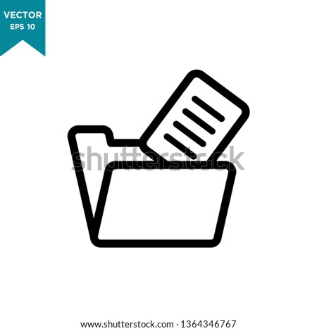 file transfer vector icon, folder icon 