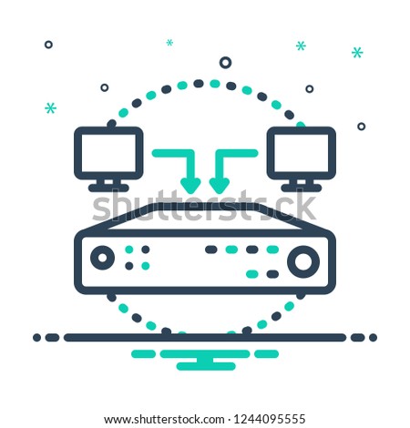 Colorful icon for load balancer