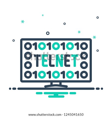 Colorful icon for telnet