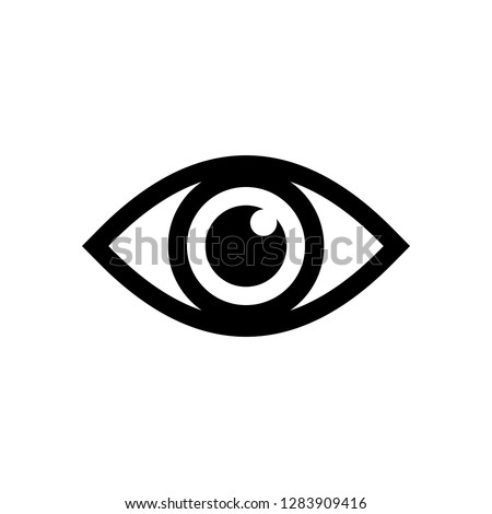 Eye icon vector. Look and Vision icon. Eye vector icon