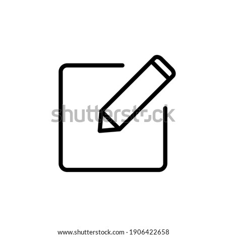 Edit icon vector. edit document icon. edit text icon. pencil. sign up