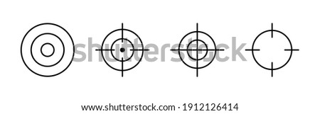 Target icon vector. goal icon vector. target marketing icon vector