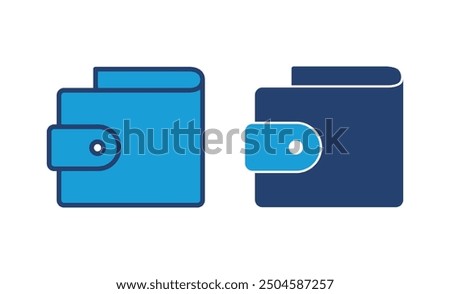 Wallet icon vector. wallet vector icon