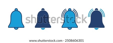 Bell Icon vector. Notification icon for your web site design