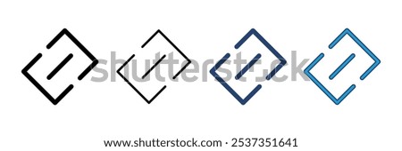 Link icon vector. Hyperlink chain symbol.