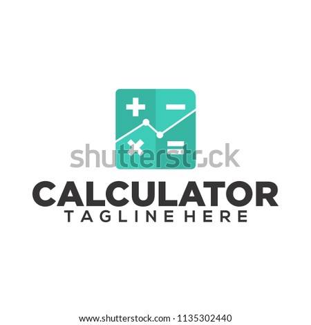 calculator vector logo image icon