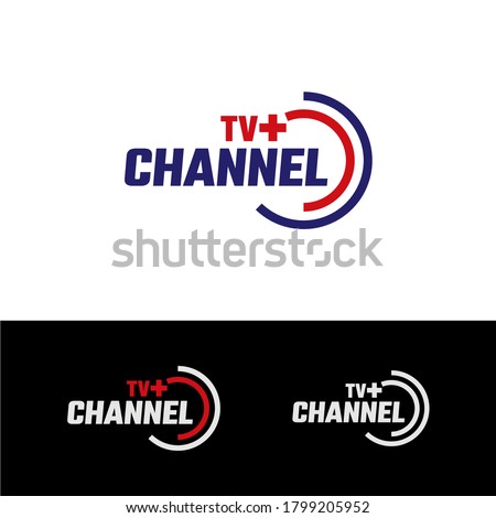 TV Television Channel Program Logo Template Vector